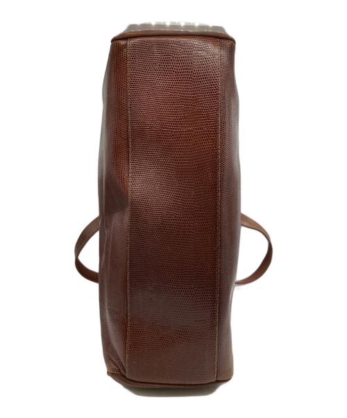 Salvatore Ferragamo（サルヴァトーレ フェラガモ）Salvatore Ferragamo (サルヴァトーレ フェラガモ) トートバッグ　ヴァラ ブラウンの古着・服飾アイテム