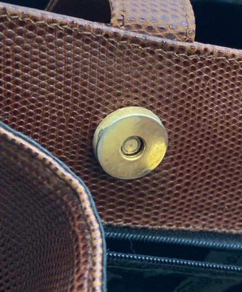 Salvatore Ferragamo（サルヴァトーレ フェラガモ）Salvatore Ferragamo (サルヴァトーレ フェラガモ) トートバッグ　ヴァラ ブラウンの古着・服飾アイテム