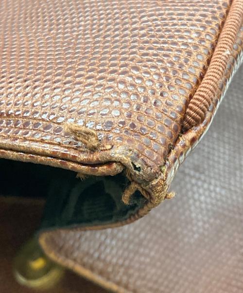 Salvatore Ferragamo（サルヴァトーレ フェラガモ）Salvatore Ferragamo (サルヴァトーレ フェラガモ) トートバッグ　ヴァラ ブラウンの古着・服飾アイテム