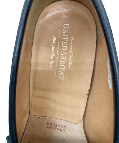 UNITED ARROWS（ユナイテッドアローズ）UNITED ARROWS (ユナイテッドアローズ) コインローファー ブラック サイズ:SIZE 7 1/2の古着・服飾アイテム