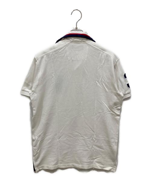 POLO RALPH LAUREN（ポロ・ラルフローレン）POLO RALPH LAUREN (ポロ・ラルフローレン) ロゴ刺繍ポロシャツ ホワイト サイズ:SIZE Sの古着・服飾アイテム