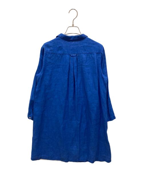 Pal'las Palace（パラスパレス）PAL'LAS PALACE (パラスパレス) インディゴリネンシャツ ブルー サイズ:SIZE Mの古着・服飾アイテム