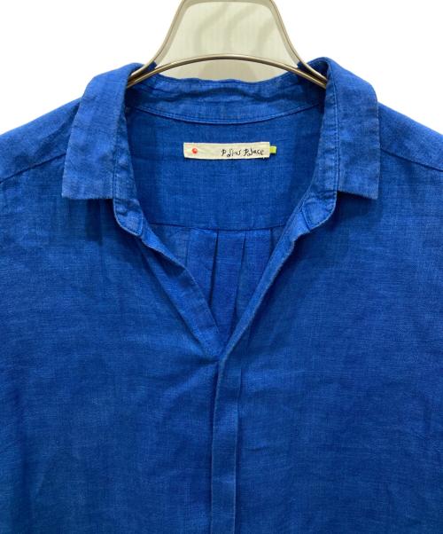 Pal'las Palace（パラスパレス）PAL'LAS PALACE (パラスパレス) インディゴリネンシャツ ブルー サイズ:SIZE Mの古着・服飾アイテム