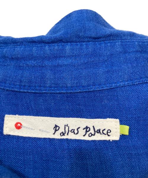 Pal'las Palace（パラスパレス）PAL'LAS PALACE (パラスパレス) インディゴリネンシャツ ブルー サイズ:SIZE Mの古着・服飾アイテム