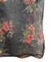 中古・古着 JOHN MASON SMITH (ジョンメイソンスミス) FLOWER PRINT ORGANDY OPEN COLLAR S/S SHIRT ブラック サイズ:不明：6000円
