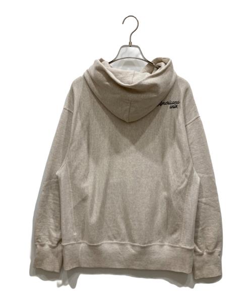 Americana（アメリカーナ）Americana (アメリカーナ) L'Appartement (アパルトモン) プルオーバーパーカー ベージュ サイズ:SIZE Mの古着・服飾アイテム