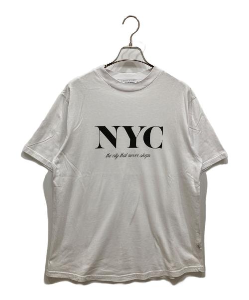 ARAMINTA JAMES（アラミンタ ジェームズ）araminta james (アラミンタ ジェームズ) CITY NEVER Tシャツ ホワイト サイズ:SIZE Sの古着・服飾アイテム