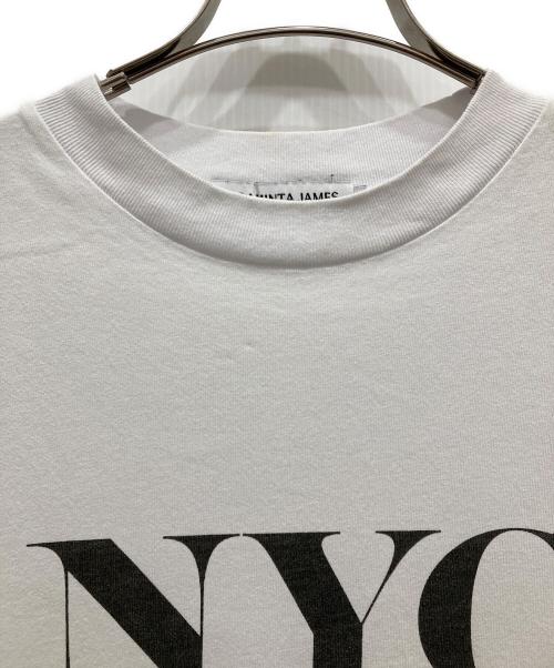 ARAMINTA JAMES（アラミンタ ジェームズ）araminta james (アラミンタ ジェームズ) CITY NEVER Tシャツ ホワイト サイズ:SIZE Sの古着・服飾アイテム