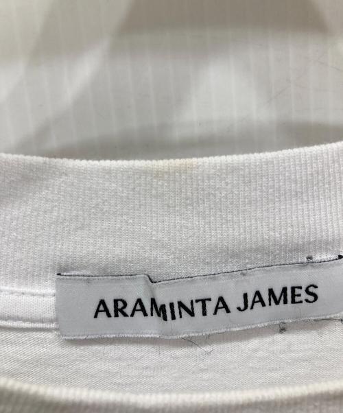 ARAMINTA JAMES（アラミンタ ジェームズ）araminta james (アラミンタ ジェームズ) CITY NEVER Tシャツ ホワイト サイズ:SIZE Sの古着・服飾アイテム