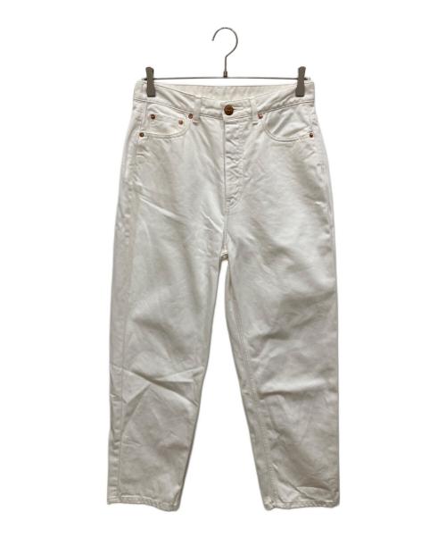 RED CARD（レッドカード）RED CARD (レッドカード) JAZZ ワイド テーパード デニムパンツ ホワイト サイズ:SIZE 26の古着・服飾アイテム