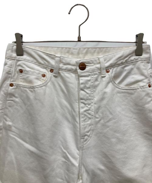 RED CARD（レッドカード）RED CARD (レッドカード) JAZZ ワイド テーパード デニムパンツ ホワイト サイズ:SIZE 26の古着・服飾アイテム