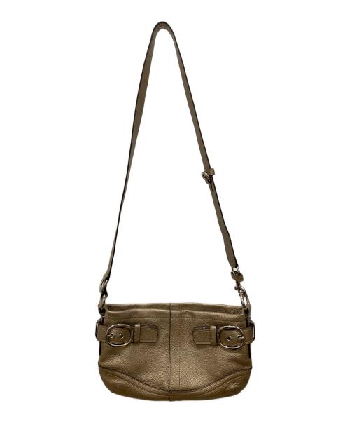 COACH（コーチ）COACH (コーチ) イースト ウェスト ダッフル ショルダーバッグ ベージュの古着・服飾アイテム