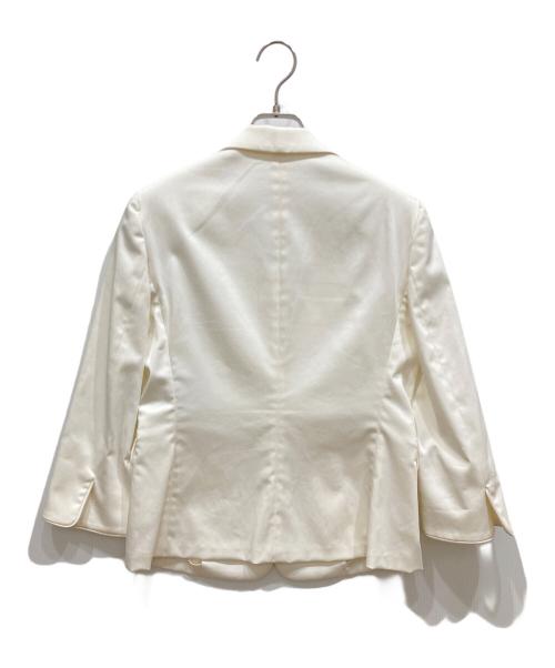 MaxMara（マックスマーラ）MaxMara (マックスマーラ) 2Bジャケット ホワイト サイズ:SIZE 40の古着・服飾アイテム