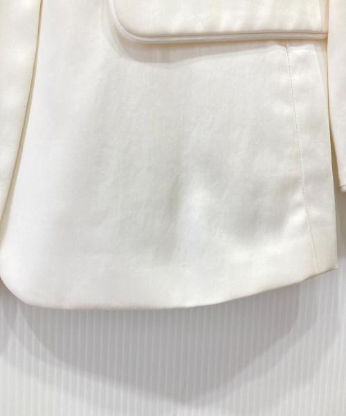 MaxMara（マックスマーラ）MaxMara (マックスマーラ) 2Bジャケット ホワイト サイズ:SIZE 40の古着・服飾アイテム