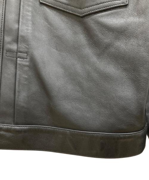 Schott（ショット）Schott (ショット) SHEEP LEATHER 1st TRACKER JACKET ブラック サイズ:SIZE XLの古着・服飾アイテム