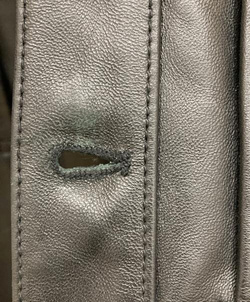 Schott（ショット）Schott (ショット) SHEEP LEATHER 1st TRACKER JACKET ブラック サイズ:SIZE XLの古着・服飾アイテム