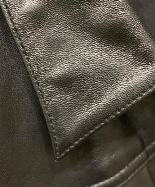 Schott（ショット）Schott (ショット) SHEEP LEATHER 1st TRACKER JACKET ブラック サイズ:SIZE XLの古着・服飾アイテム