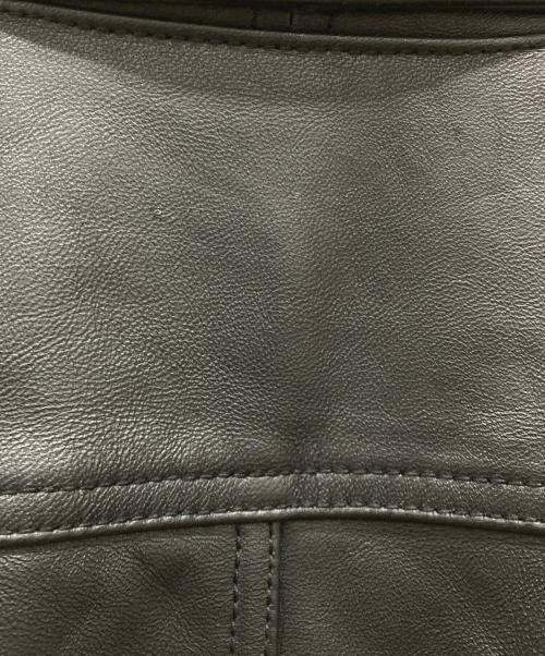 Schott（ショット）Schott (ショット) SHEEP LEATHER 1st TRACKER JACKET ブラック サイズ:SIZE XLの古着・服飾アイテム