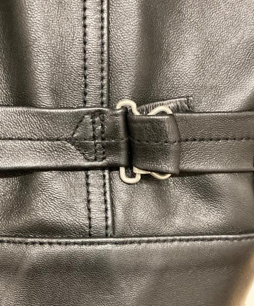 Schott（ショット）Schott (ショット) SHEEP LEATHER 1st TRACKER JACKET ブラック サイズ:SIZE XLの古着・服飾アイテム