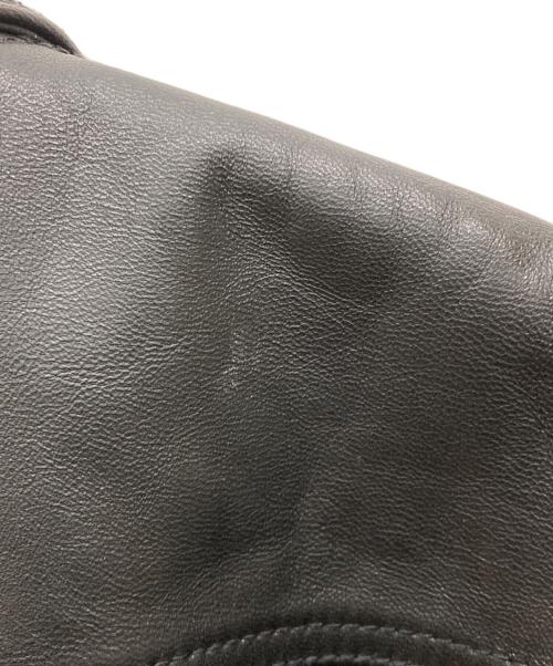 Schott（ショット）Schott (ショット) SHEEP LEATHER 1st TRACKER JACKET ブラック サイズ:SIZE XLの古着・服飾アイテム