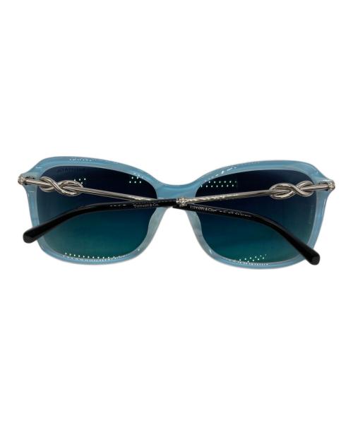 TIFFANY & Co.（ティファニー）Tiffany & Co. (ティファニー) サングラス ブラック×ブルー サイズ:SIZE 57□17 140の古着・服飾アイテム