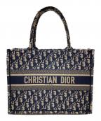 Christian Diorクリスチャン ディオール）の古着「Book Tote バッグ ミディアム」｜ネイビー