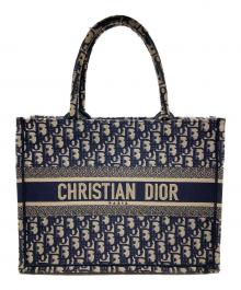 Christian Dior（クリスチャン ディオール）の古着「Book Tote バッグ ミディアム」｜ネイビー