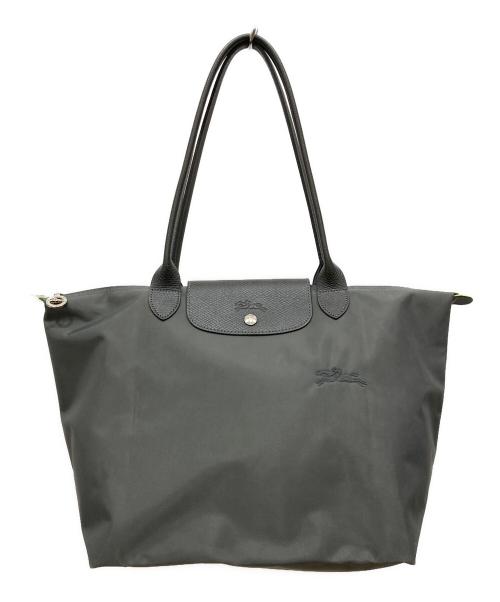 LONGCHAMP（ロンシャン）LONGCHAMP (ロンシャン) ル・プリアージュ トートバッグ グレーの古着・服飾アイテム