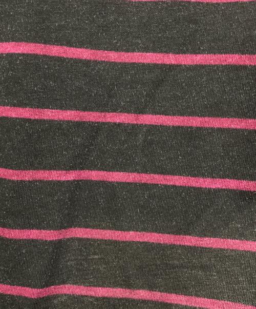 PRADA（プラダ）PRADA (プラダ) ボーダーカットソー ブラック××レッド サイズ:SIZE XSの古着・服飾アイテム