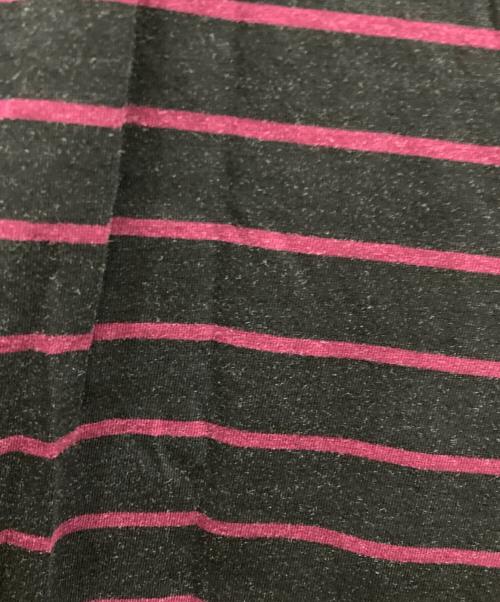 PRADA（プラダ）PRADA (プラダ) ボーダーカットソー ブラック××レッド サイズ:SIZE XSの古着・服飾アイテム