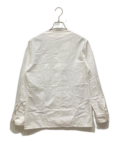 HERMES（エルメス）HERMES (エルメス) スキッパーシャツ ホワイト サイズ:SIZE 38の古着・服飾アイテム