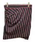 VIVIENNE WESTWOOD ANGLOMANIA (ヴィヴィアンウエストウッドアングロマニア) 変形ストライプスカート レッド×ブラック サイズ:SIZE 44：5000円