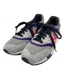 NEW BALANCE×KITH×UNITED ARROWS & SONS（ニューバランス×キス×ユナイテッドアローズ＆サンズ）の古着「ローカットスニーカー」｜グレー×ピンク