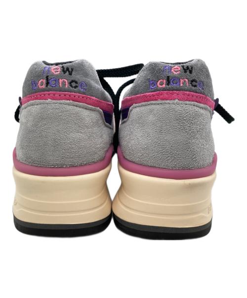 NEW BALANCE（ニューバランス）NEW BALANCE (ニューバランス) KITH (キス) UNITED ARROWS & SONS (ユナイテッドアローズ＆サンズ) ローカットスニーカー グレー×ピンク サイズ:SIZE 27cmの古着・服飾アイテム
