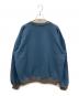 NEW BALANCE (ニューバランス) BEAMS (ビームス) ウォッシュド加工クルーネックスウェット ネイビー×グレー サイズ:SIZE M：13000円