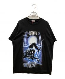 KITH×MARVEL（キス×マーベル）の古着「Symbiote Spiderman Vintage Tee」｜ブラック