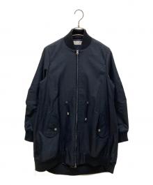 BARNEYS NEWYORK（バーニーズ・ニューヨーク）の古着「ロングMA1」｜ネイビー