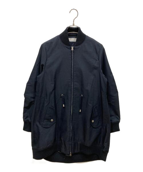 BARNEYS NEWYORK（バーニーズ・ニューヨーク）BARNEYS NEWYORK (バーニーズ・ニューヨーク) ロングMA1 ネイビー サイズ:SIZE Freeの古着・服飾アイテム