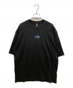 THE NORTH FACEザ ノース フェイス）の古着「Liquid Logo Oversized T-Shirt」｜ブラック