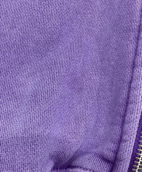 X-LARGE（エクストララージ）X-LARGE (エクストララージ) PIGMENT DYED EMBOSS LOGO ZIP HOODED SWEAT パープル サイズ:SIZE Lの古着・服飾アイテム
