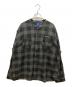 LFYT（エルエフワイティー）の古着「NEP TWILL CHECK BAND COLLAR SHIRT」｜グレー