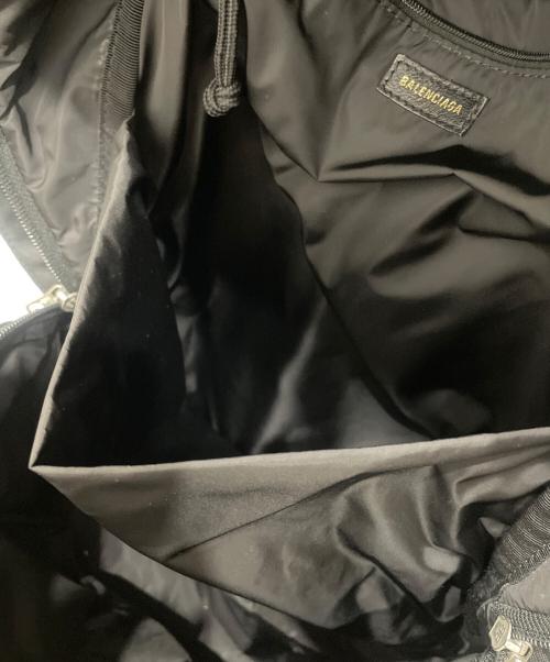 BALENCIAGA（バレンシアガ）BALENCIAGA (バレンシアガ) Wheel ナイロンバックパック ブラックの古着・服飾アイテム