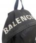 中古・古着 BALENCIAGA (バレンシアガ) Wheel ナイロンバックパック ブラック：40000円