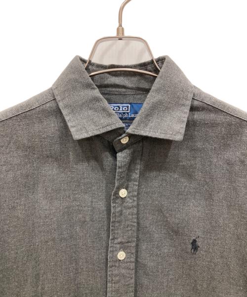 POLO RALPH LAUREN（ポロ・ラルフローレン）POLO RALPH LAUREN (ポロ・ラルフローレン) 長袖シャツ グレー サイズ:SIZE Mの古着・服飾アイテム