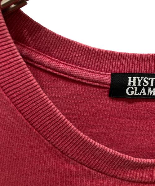Hysteric Glamour（ヒステリックグラマー）Hysteric Glamour (ヒステリックグラマー) プリントTシャツ レッド サイズ:SIZE Mの古着・服飾アイテム