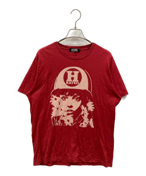 Hysteric Glamour（ヒステリックグラマー）Hysteric Glamour (ヒステリックグラマー) H RATED Tee レッド サイズ:SIZE Lの古着・服飾アイテム