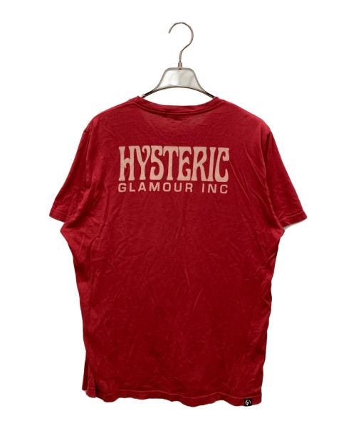 Hysteric Glamour（ヒステリックグラマー）Hysteric Glamour (ヒステリックグラマー) H RATED Tee レッド サイズ:SIZE Lの古着・服飾アイテム