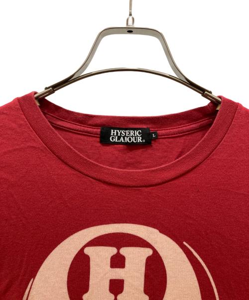 Hysteric Glamour（ヒステリックグラマー）Hysteric Glamour (ヒステリックグラマー) H RATED Tee レッド サイズ:SIZE Lの古着・服飾アイテム