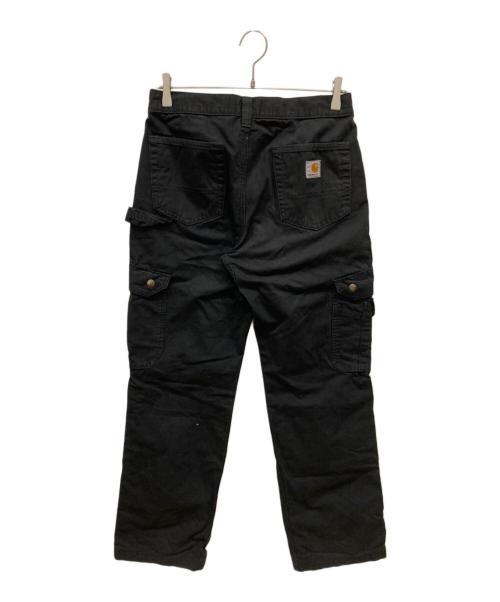 CarHartt（カーハート）CarHartt (カーハート) リップストップカーゴワークパンツ ブラック サイズ:SIZE 30の古着・服飾アイテム