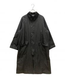 Barbour（バブアー）の古着「OVERSIZED WAX BURGHLEY」｜ブラック